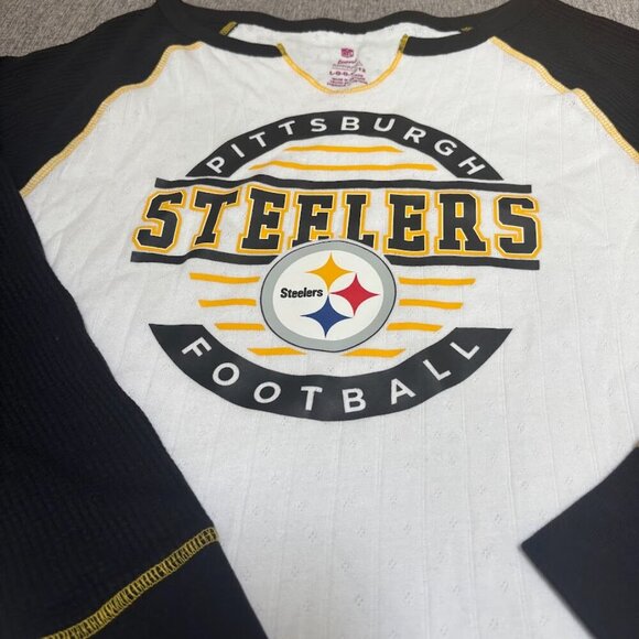 Teens NFL PITTSBURGH STEFELRS FOOTBALL long sleeve Shirt L (10-12) - Picture 4 of 6